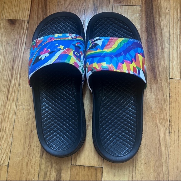 Converse All Star Rainbow Pride Slides - Picture 13 of 13